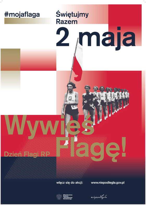 Plakat "Wywieś flagę!"